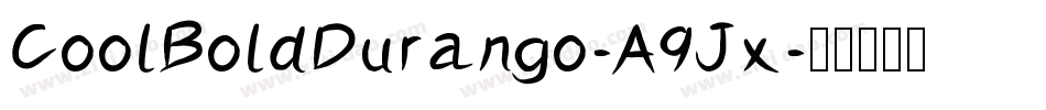 CoolBoldDurango-A9Jx字体转换