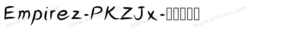 Empirez-PKZJx字体转换