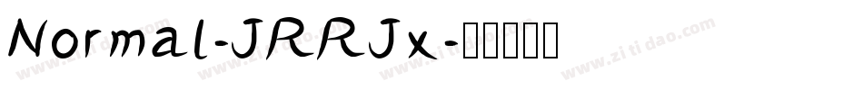 Normal-JRRJx字体转换
