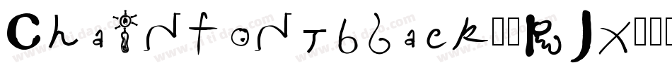 Chainfontblack-6RJx字体转换