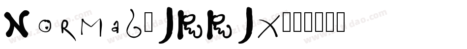Normal-JRRJx字体转换