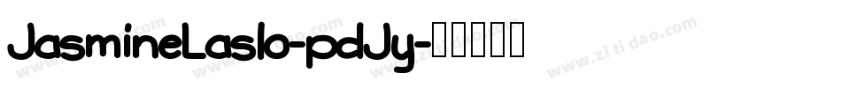 JasmineLaslo-pdJy字体转换