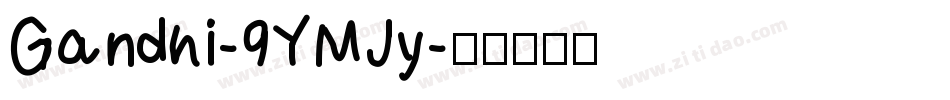 Gandhi-9YMJy字体转换
