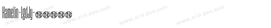 Hamelin-lgdJy字体转换