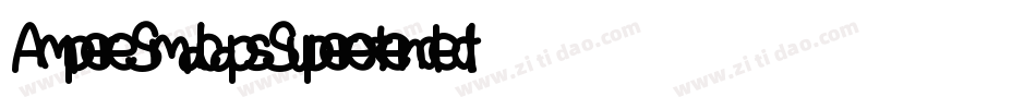 AmpereSmallcapsSuperextendedItalic-95jZ字体转换