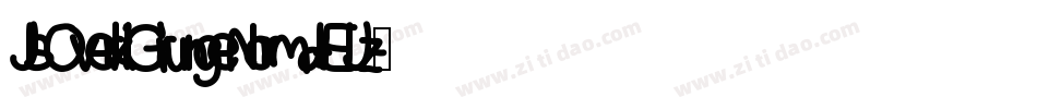JlsOverkillGrungeNormal-ElJz字体转换