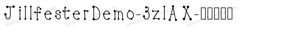 JillfesterDemo-3zlAX字体转换