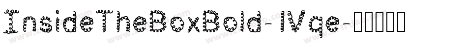 InsideTheBoxBold-1Vqe字体转换