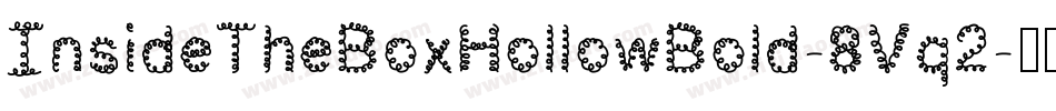 InsideTheBoxHollowBold-8Vq2字体转换