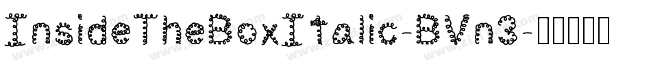 InsideTheBoxItalic-BVn3字体转换