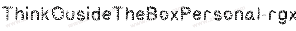 ThinkOusideTheBoxPersonal-rgxBp字体转换