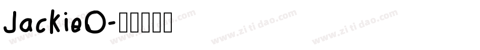 JackieO字体转换