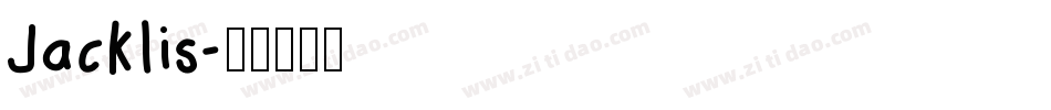 Jacklis字体转换