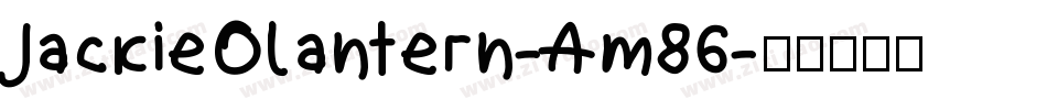 JackieOlantern-Am86字体转换