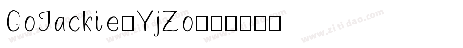 GoJackie-YjZo字体转换