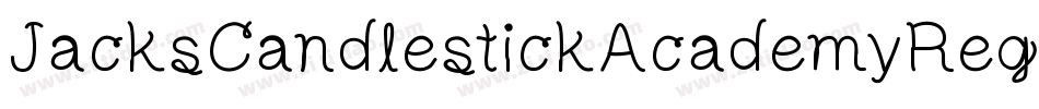 JacksCandlestickAcademyRegular-03Pr字体转换