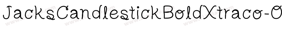 JacksCandlestickBoldXtraco-O4zo字体转换