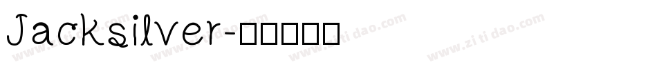 Jacksilver字体转换