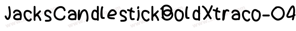 JacksCandlestickBoldXtraco-O4zo字体转换