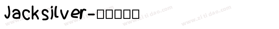 Jacksilver字体转换