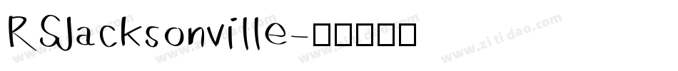 RSJacksonville字体转换