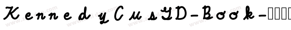 KennedyCusGD-Book字体转换