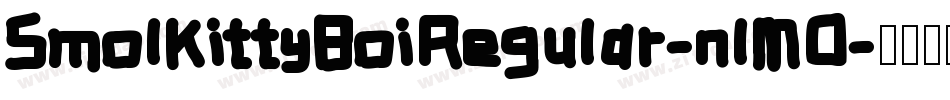 SmolKittyBoiRegular-nlMO字体转换