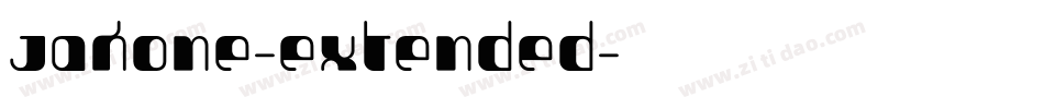 Jakone-Extended字体转换