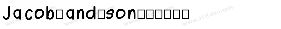 Jacob-and-son字体转换