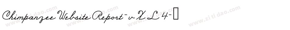 ChimpanzeeWebsiteReport-vXL4字体转换