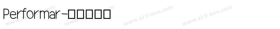 Performar字体转换