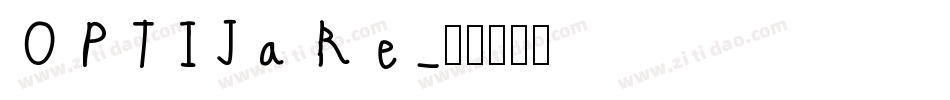 OPTIJake字体转换