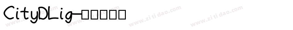 CityDLig字体转换