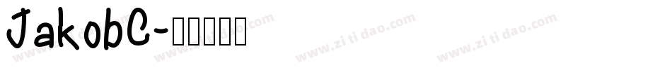 JakobC字体转换