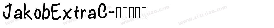 JakobExtraC字体转换