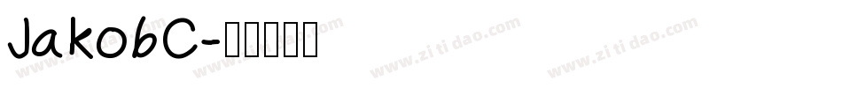 JakobC字体转换