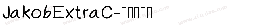 JakobExtraC字体转换