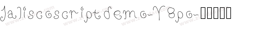 Jaliscoscriptdemo-Y8po字体转换