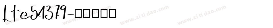 LTe54379字体转换