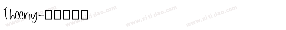 Theeny字体转换