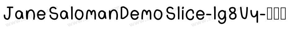 JaneSalomanDemoSlice-lg8Vy字体转换