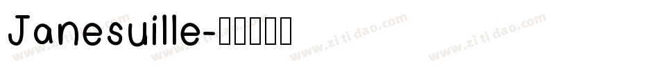Janesuille字体转换