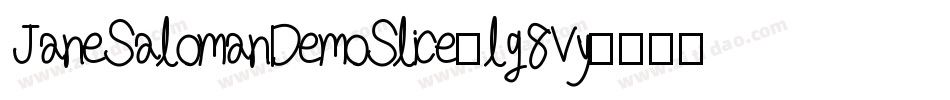 JaneSalomanDemoSlice-lg8Vy字体转换