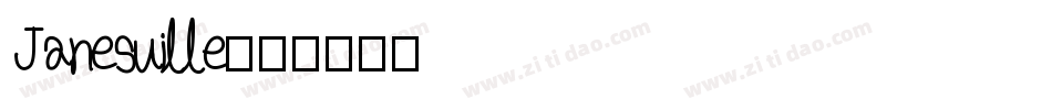 Janesuille字体转换