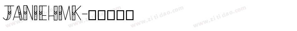 JanieHmk字体转换
