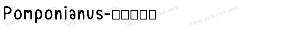 Pomponianus字体转换