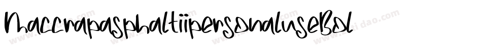 MaccrapasphaltiipersonaluseBol-lGde字体转换