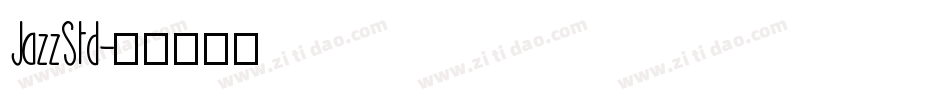 JazzStd字体转换