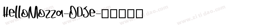 HelloMozza-ODJe字体转换