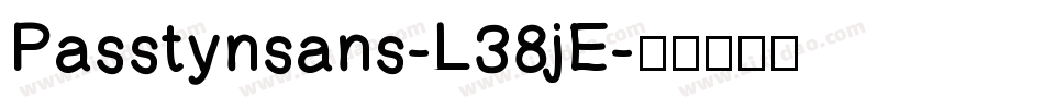 Passtynsans-L38jE字体转换